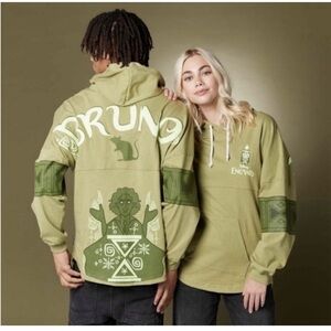 DISNEY Encanto Bruno Spirit Jersey Hoodie Sweatshirt Unisex Glow in Dark Small